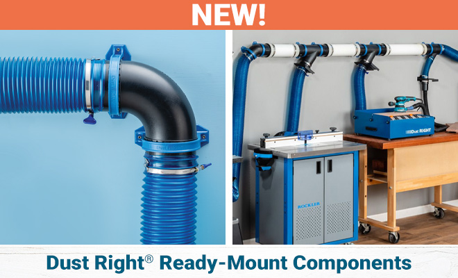 Rockler Dust Right Ready-Mount Components