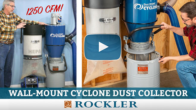 New Rockler HEPA dust collector