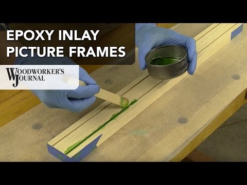 How to Make a Picture Frame with Epoxy Inlay Detail