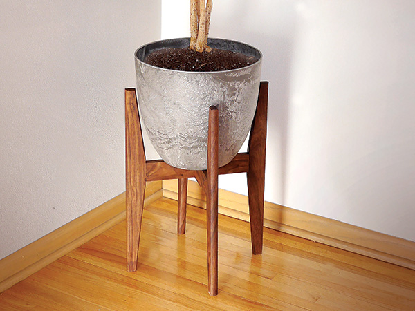 Danish-style plant stand