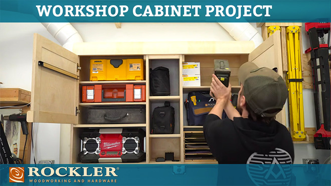 Michael Alm's workshop cabinet